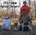 2009 National Amateur Champion
"Kathys Abby Girl"
Owned by Bob and Kathy Carroll of 
Lavonia, GA