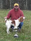 2007 National Pointing Opne Champion
"Cherry Hill Candy"
Handled by:
James Sain,
Owned by Ronnie Mouchet
Bowersville, GA